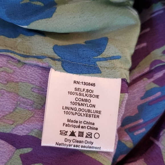 Vessel by Timo Multi-Color Silk Print Dress - Picture 8 of 8